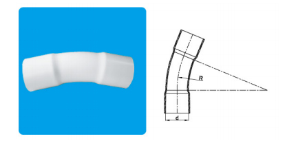 BEND 22°WHITE (Medium DUTY,UV resistance)
